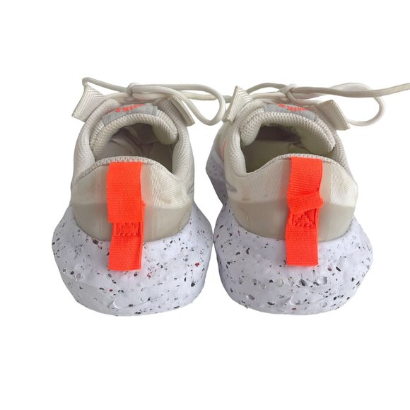 Nike Women's Crater Impact Shoes Wht/Orng/Slv. CW2386-100, Size 6 - Picture 5 of 9